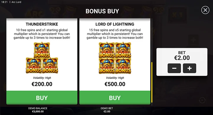Thunderstrike Bonus and Lord of Lightning bonuses in Arc Lord